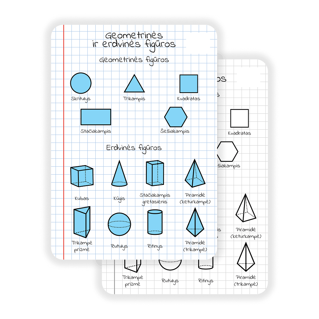 Geometrinės ir erdvinės figūros
